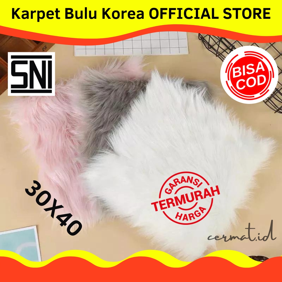 Update Produk Toko Online - KARPET BULU KOREA UNTUK FOTO PRODUK - 2