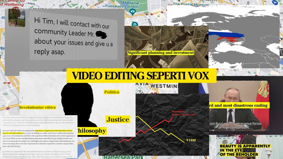 Jasa Membuat Video Animasi 3D dan 2D - Video Editing Dokumenter, Youtube seperti Vox