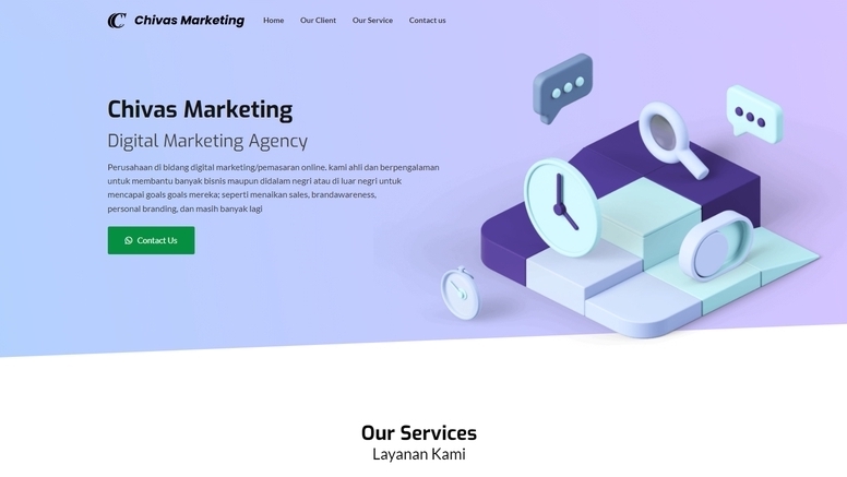 Web Development - jasa Pembuatan Website portfolio untuk UMKM gratis hosting - 1