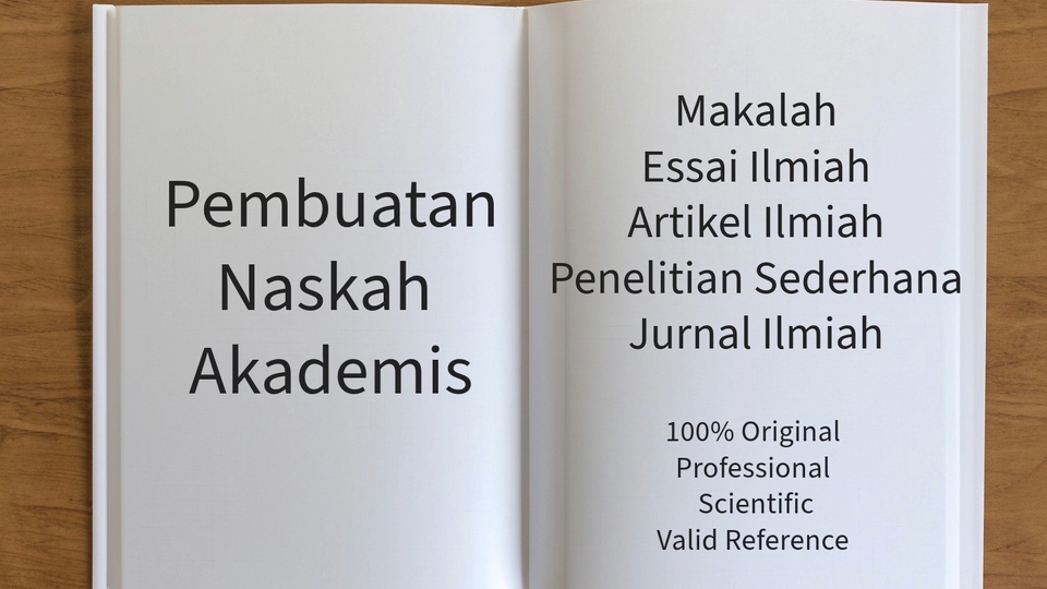 Penulisan Konten - PEMBUATAN NASKAH AKADEMIK BERBAHASA INDONESIA/ INGGRIS - 1