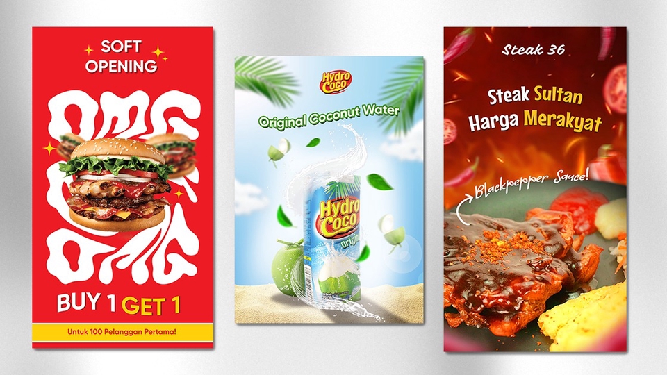 Banner Online - Poster Design | Poster Product Ads | Social Media Ads | Poster Desain | Iklan Poster Desain - 1