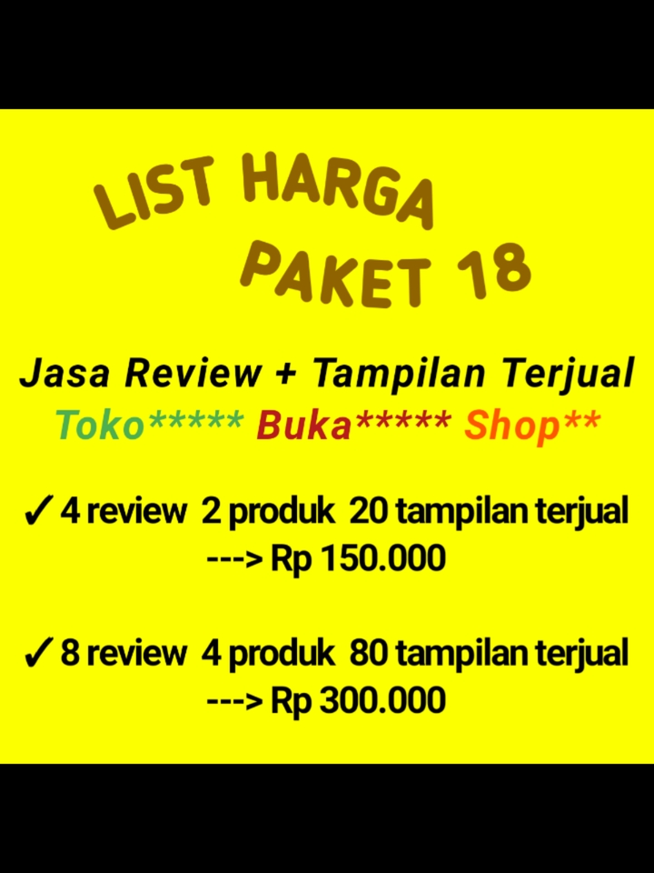 Memberi Review - jasa ulasan review dan tampilan produk terlihat terjual shopee, tokopedia, bukalapak - 5