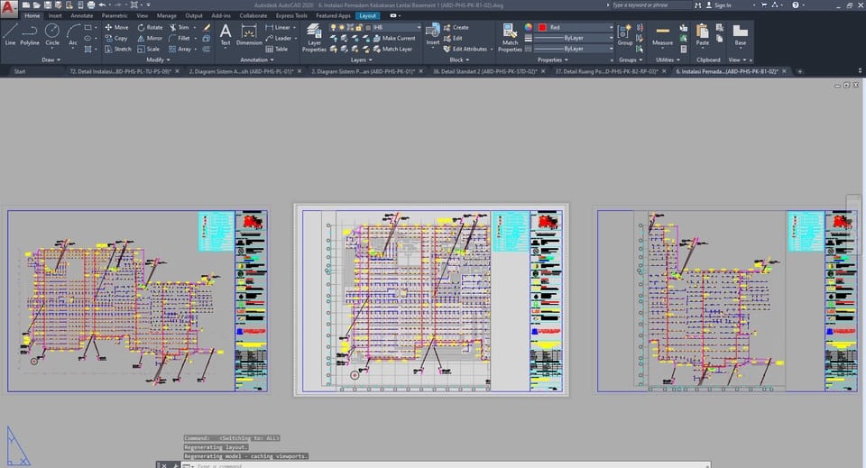 CAD Drawing - Jasa Gambar Instalasi Mekanikal Elektrikal & Plumbing ( MEP ) - 6