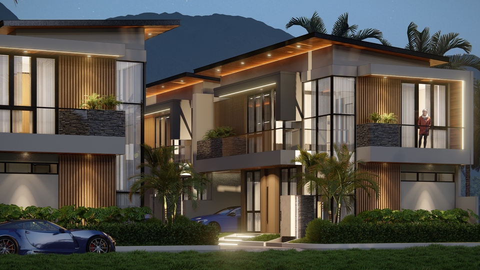 3D & Perspektif - Desain 3D Rumah dan Bangunan Arsitektur - 7