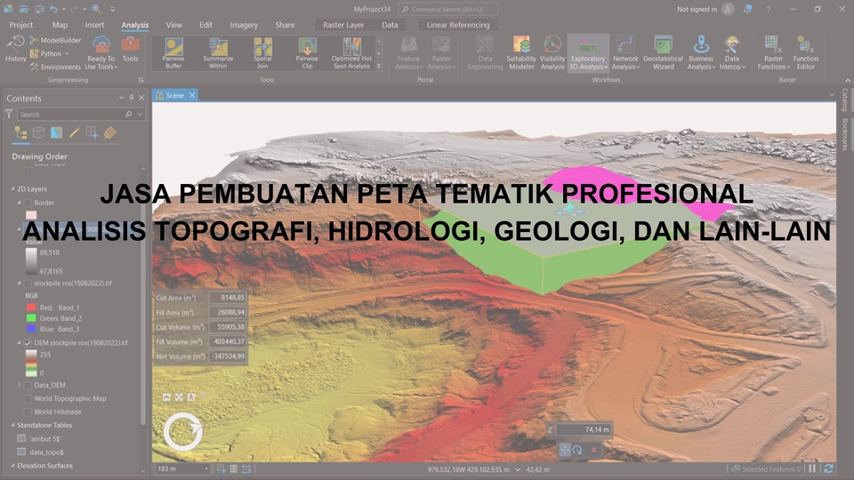 Jasa Lainnya di Desain Grafik - Jasa Pembuatan Peta Tematik Profesional