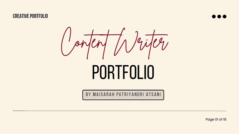Penulisan Konten - Content writer for blog/Web dan Copywriter & scripting for sosmed - 1