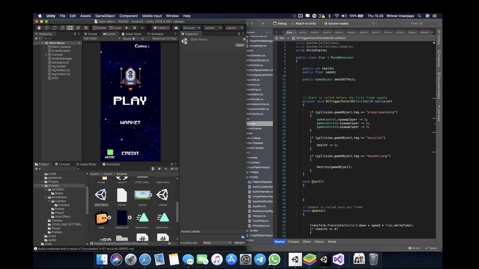 Pembuatan Game - Pembuatan Game 2D 3D dengan Unity Pro License - 1