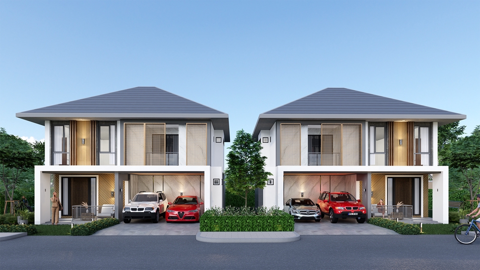 3D Perspective - รับทำ 3D Perspective (Exterior/Interior) รับขึ้นโมเดล 3D / รับออกแบบและเขียนแบบสถาปัตยกรรม - 12