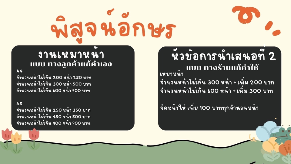 พิสูจน์อักษร - พิสูจน์อักษร ปรับหน้ากระดาษ - 1