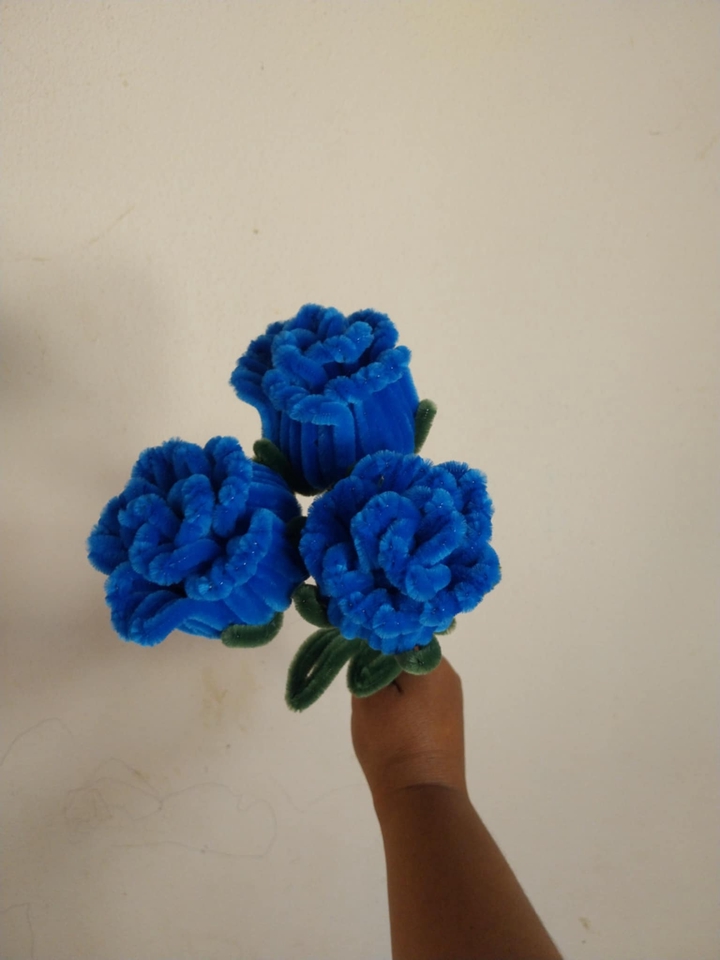 Art & Craft - ดอกไม้ลวดกำมะหยี่ ดอกไม้ทำมือ ดอกไม้แฮนเมด ดอกไม้ประดิษฐ์ - 9