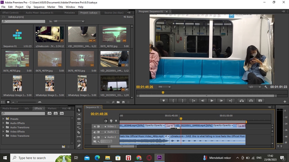Video Editing - EDITING VIDEO MENGGUNAKAN APLIKASI ADOBE PREMIER - 4