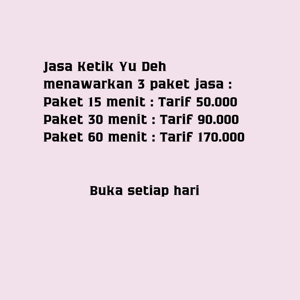 Jasa ketik online, harga jasa ketik dokumen, paket jasa pengetikan, tarif jasa ketik, jasa pengetikan skripsi, jasa pengetikan makalah, jasa pengetikan tugas sekolah, jasa ketik murah