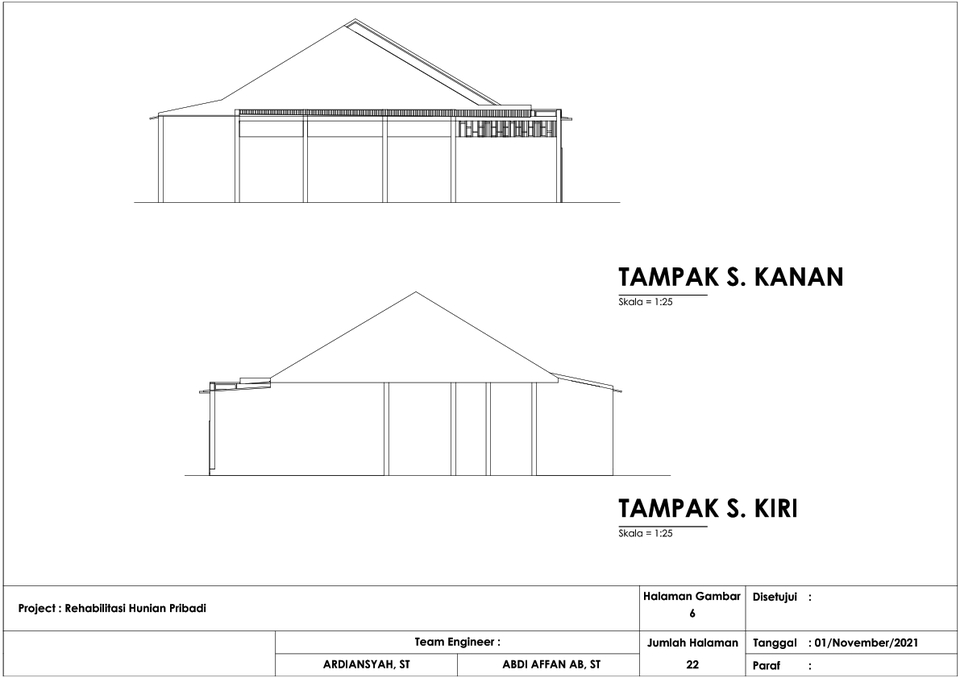 CAD Drawing - Jasa Gambar Autocad 2D & Drafter & IMB/PBG - 9