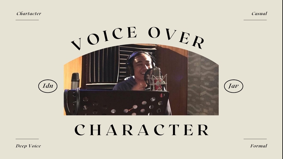 Sulih suara (dubbing, looping) - Voice Over Pria | Karakter | Puisi | UNLIMITED REVISION! - 1