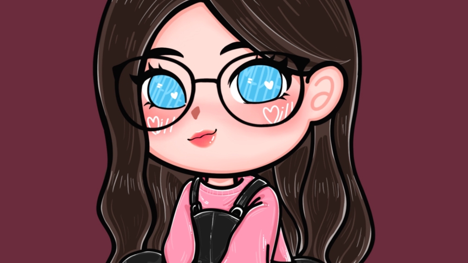 วาดภาพการ์ตูน - วาดภาพคาแรกเตอร์ CHIBI by.JIJIN STUDIO - 1
