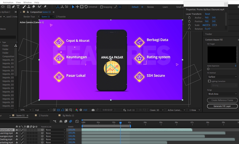 Motion Graphics - Membuat Video Promosi / Ads / Iklan - 15