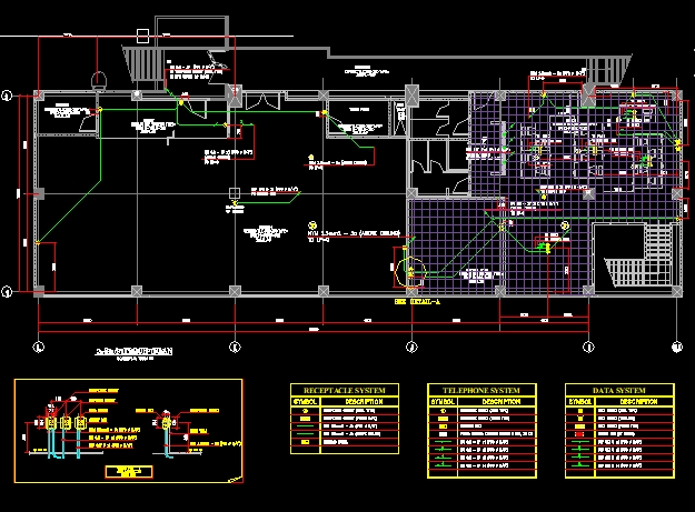 CAD Drawing - Mechanical & Electrical Desain Gambar 2D MEP M.E - 26