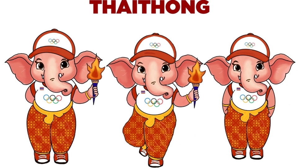 ออกแบบตัวการ์ตูน ช้างเผือก การ์ตูนไทย ออกแบบตัวละคร