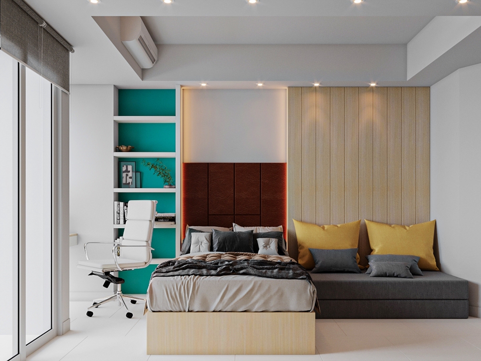 3D & Perspektif - Jasa Desain Apartment / Render Interior Cepat dan Realistik - 6