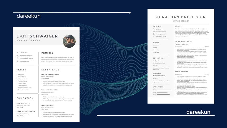 Portfolio & Resume - Desain CV Murah - 4