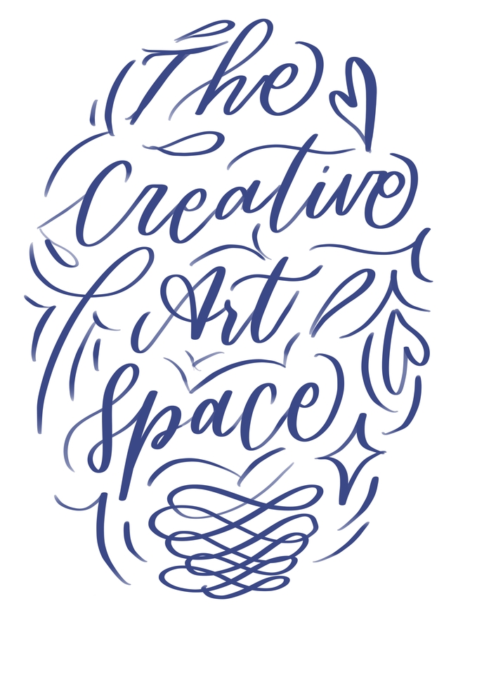 วาดภาพประกอบ - เขียน Calligraphy ภาษาอังกฤษด้วยอุปกรณ์ต่างๆเป็นชิ้นงานจริงและไฟล์ดิจิตอล - 26