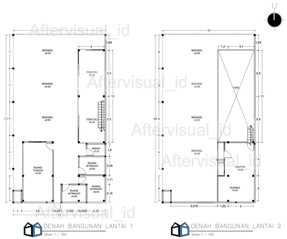 CAD Drawing - Desain CAD 2D Gambar Kerja, Gambar PBG, Layouting Perumahan dll - 11