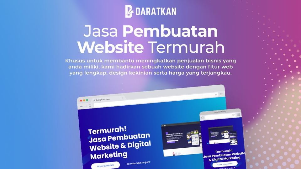 Web Development - Jasa Buat Web Company Profile Hosting+Domain - 1