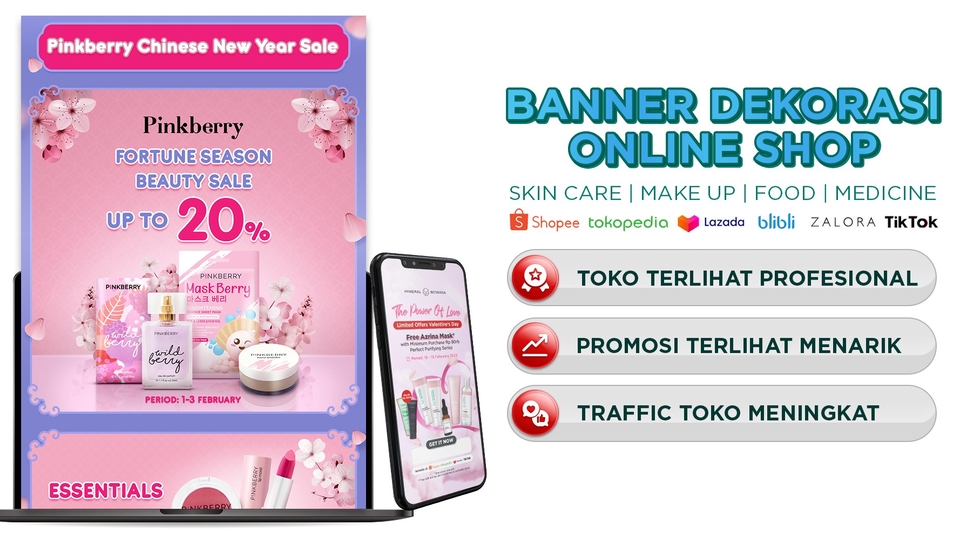 Banner Online - Desain Banner Promosi Online Shop | Media Sosial - 1