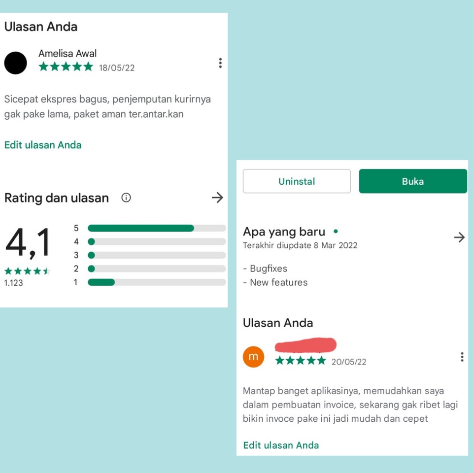 Memberi Review - Jasa Review Marketplace (Shoppe,Lazada,Tokopedia,Bukalapak dll), Aplikasi Play Store, Google Bisnis - 3