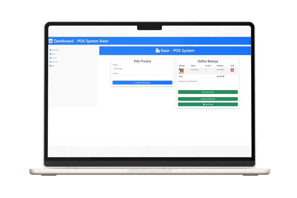Aplikasi Desktop - Pembuatan Web Apps Kasir, Accounting, SimRS dan Custom Web Apps. Harga mulai dari 500rb - 7