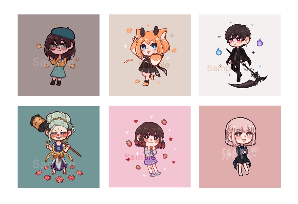 วาดภาพการ์ตูน - รับวาดรูปลงสีตัวละครการ์ตูนสไตล์อนิเมะ ✏️💖 - 2