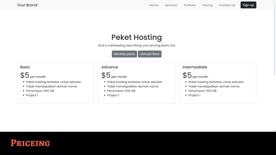 Jasa pembuatan website dengan harga murah dan paket hosting terjangkau untuk website bisnis, toko online, company profile, dan lainnya.