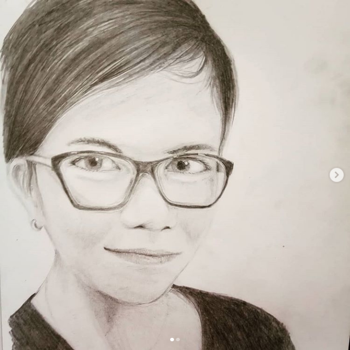 Gambar Potret - Lukisan Wajah dengan Pensil - 6