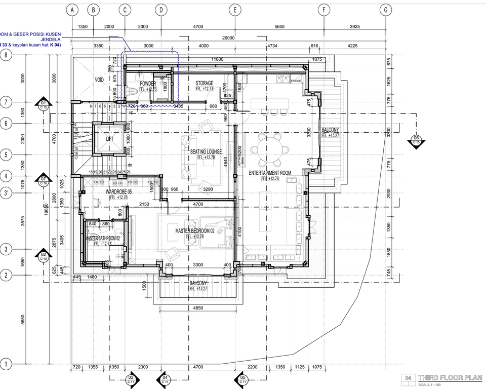 CAD Drawing - Gambar Kerja Autocad 2D : Arsitek, Struktur, MEP - 5