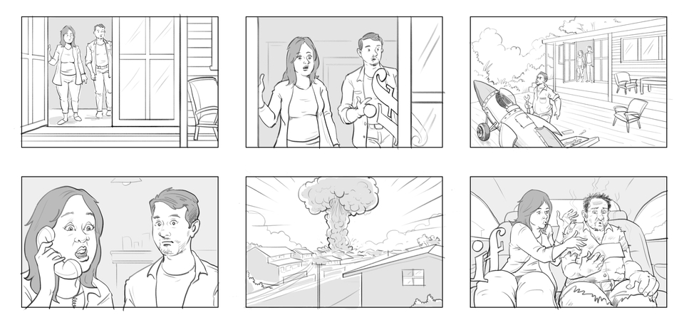 Gambar dan Ilustrasi - MENGGAMBAR ILUSTRASI ATAU STORYBOARD PER FRAME - 5