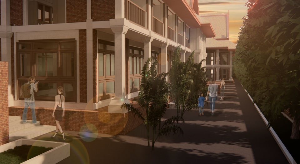 ไดคัท & Photoshop - ตกแต่งภาพผลงาน อาคาร รูปสามมิติ - 5