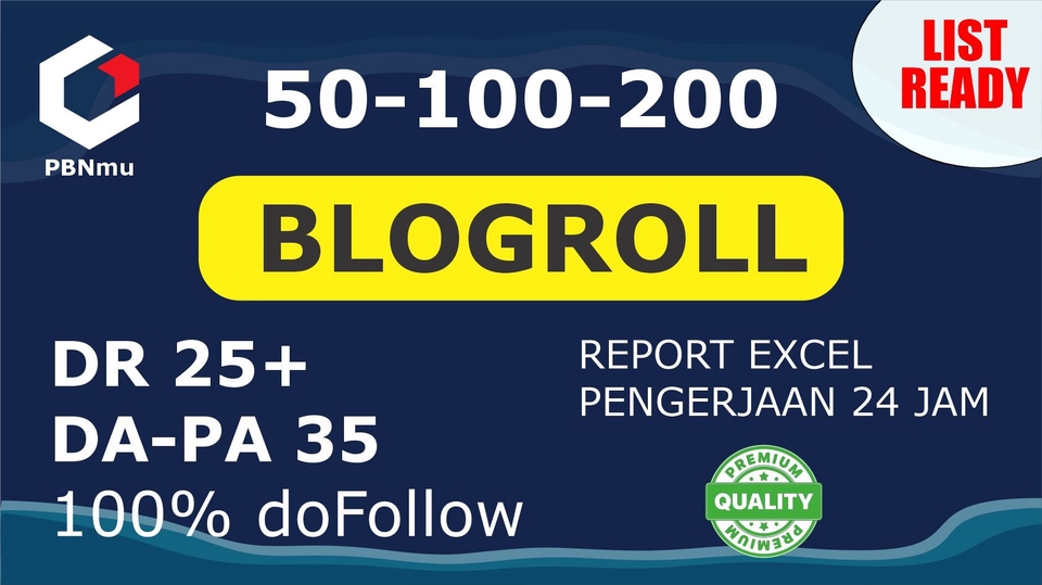 Jasa SEO Profesional, Terpercaya, dan Berkualitas - Jasa PBN Real Backlink Blogroll DR25+ - DA PA ±35 TLD