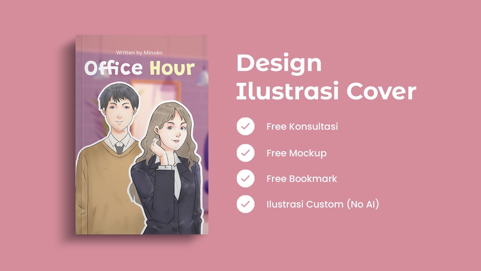 Gambar dan Ilustrasi - Design Ilustrasi Cover Buku Novel - 1