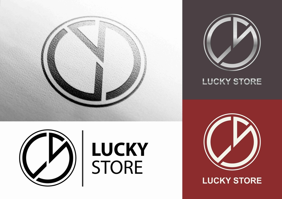 Logo berwarna hitam putih dengan desain bulat dan bentuk simbol seperti huruf "Y" terbalik  berlatar belakang abu-abu, cocok untuk desain logo bisnis.