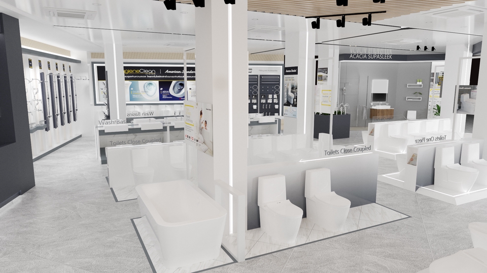 ทำโมเดล 3D - Shop American Standart - 6