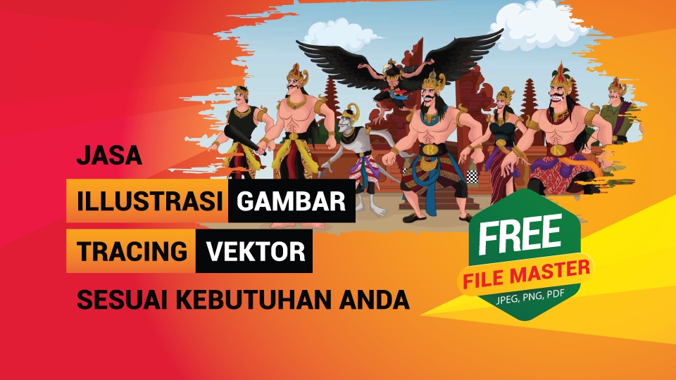 Gambar vektor sesuai kebutuhan