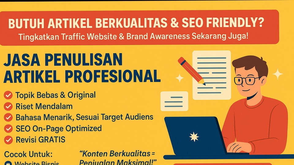Penulisan Konten - Pembuatan Artikel & Kajian - 1