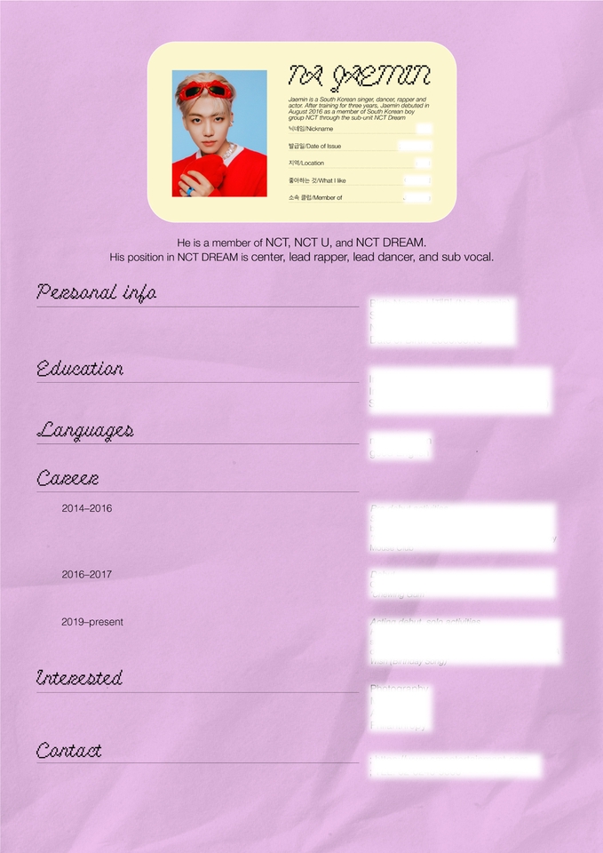 Portfolio & Resume - รับออกแบบ resume/cv  - 5