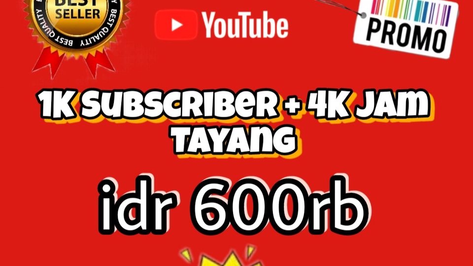 Tambah Followers - Paket Monetisasi Youtube Real Permanent - 1