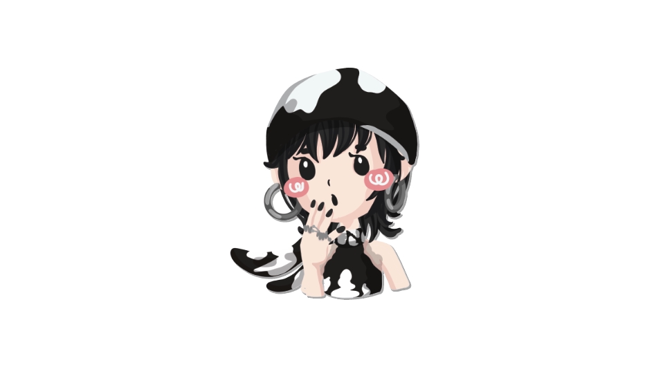 รับวาดรูปการ์ตูนอนิเมะหญิง น่ารัก สไตล์มินิมอล วาดรูปจิบิ วาดการ์ตูน sd วาดมังงะ