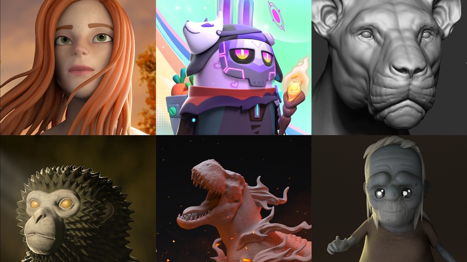 ทำโมเดล 3D - รับออกเเบบ Character 3มิติ - 1