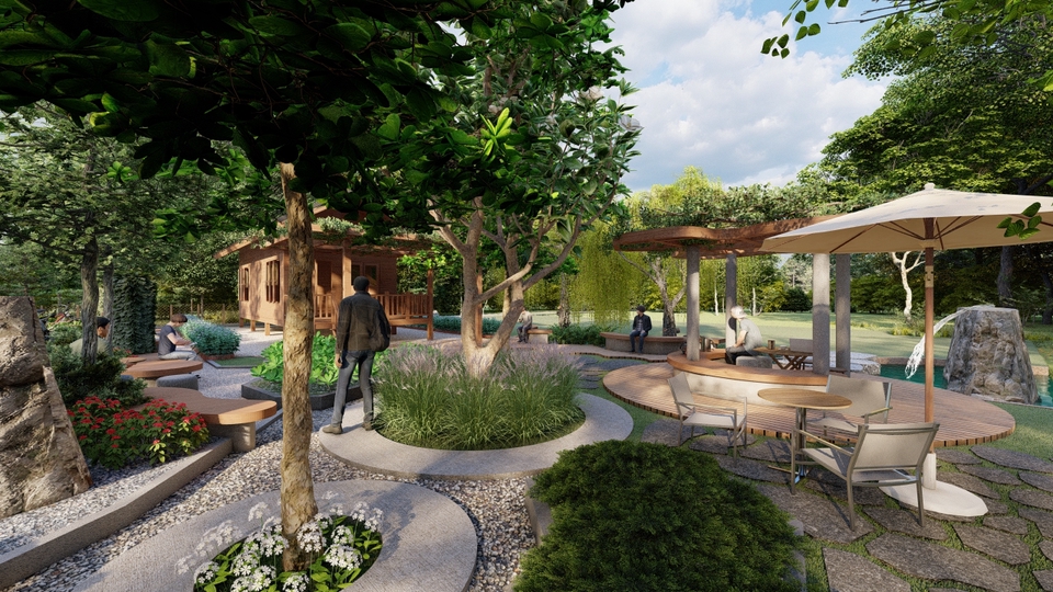 รับจัดสวน บริการออกแบบจัดสวน ภูมิทัศน์ สวนสวย สวนหน้าบ้าน รับจัดสวน กรุงเทพฯ