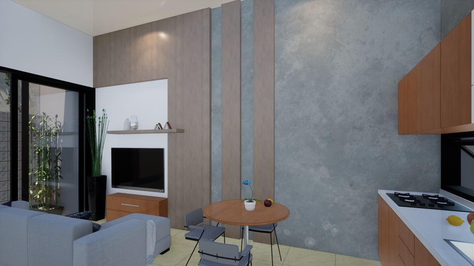 3D & Perspektif - Desain Arsitektur & Interior, Gambar Perspektif 3D - 12