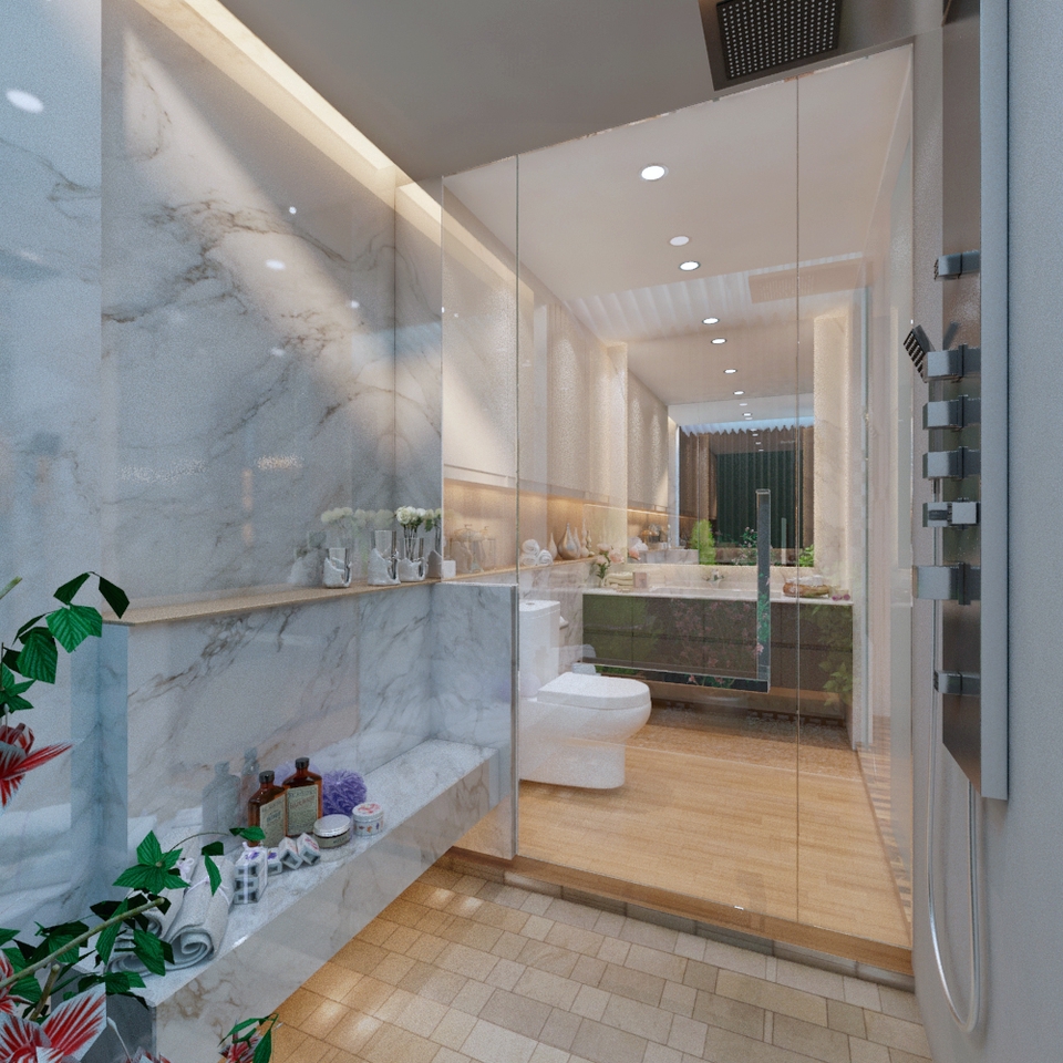 3D Perspective - ออกแบบ ทำภาพ 3D Perspective งานภายใน Interior - 3