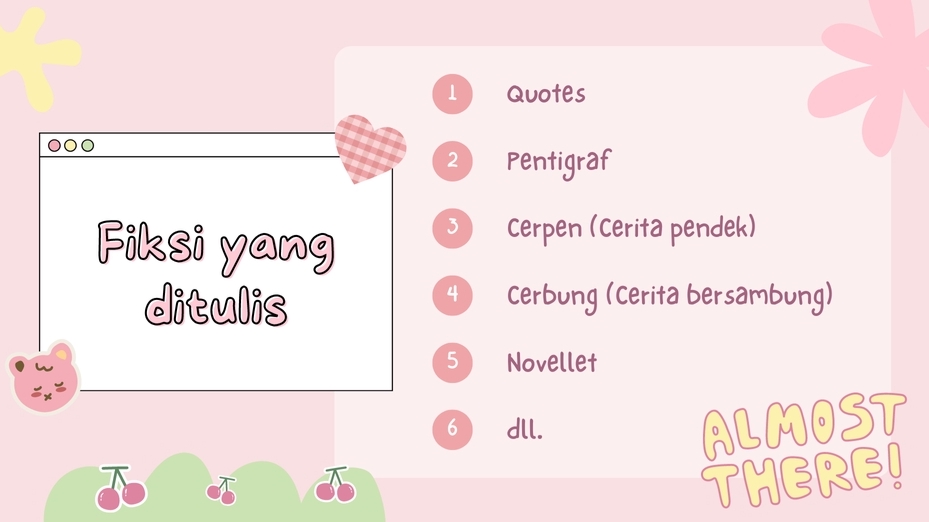 Penulisan Konten - Jasa Menulis Fiksi, 1 hari jadi - 2